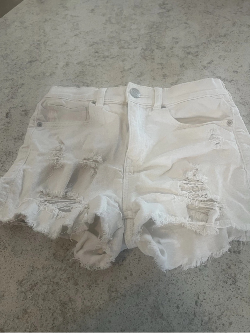 Express Jeans Size 2 White Shorts